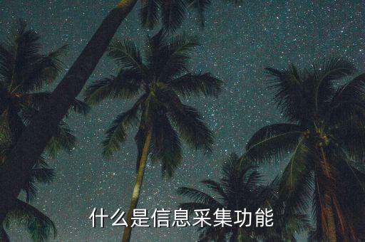涉稅專業(yè)服務(wù)員信息采集是什么，什么是信息采集功能