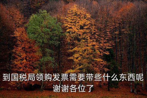 去國稅領(lǐng)發(fā)票需要帶什么，國稅領(lǐng)取發(fā)票需帶什么材料不是初次領(lǐng)購