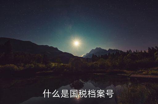 什么是國稅檔案號(hào)