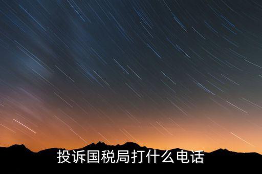 投訴國(guó)稅局 打什么電話，稅務(wù)局什么舉報(bào)電話呀居然沒人接太可惡了