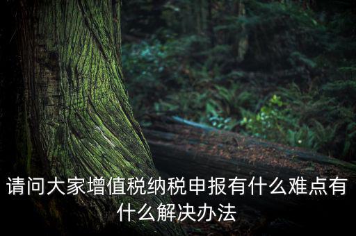 納稅人辦稅的難點堵點痛點是什么，企業(yè)增值稅納稅籌劃研究過程中有哪些難點
