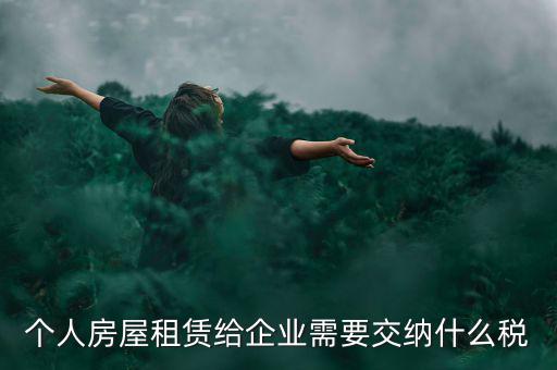 個人出租房屋需交納什么稅，個人房屋出租需要繳納哪些稅