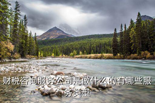 財稅咨詢是什么，財稅咨詢公司具體做什么的