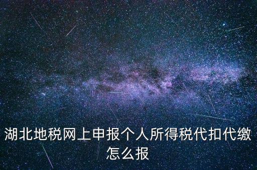 湖北地稅如何網(wǎng)上申報(bào)，湖北省地稅新的報(bào)稅系統(tǒng)里核定的公司稅種在申報(bào)表里面沒有看