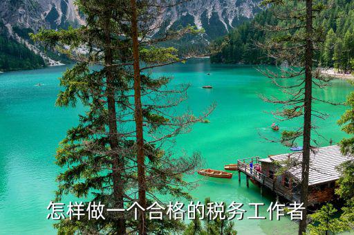 怎樣做一個合格的稅務(wù)工作者