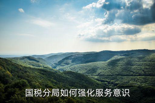 稅務部門如何做好禮儀服務，國稅分局如何強化服務意識
