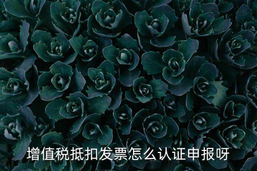 如何認(rèn)證抵扣發(fā)票，增值稅抵扣發(fā)票怎么認(rèn)證申報(bào)呀
