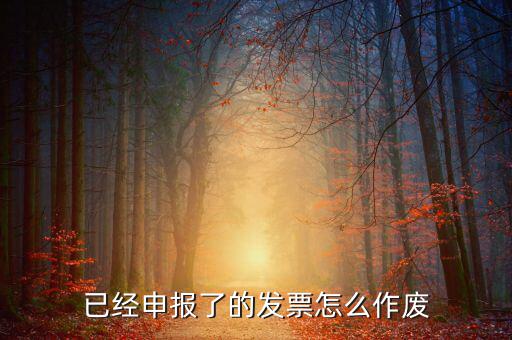 已抄稅發(fā)票如何作廢，已報(bào)送的普通增值稅發(fā)票怎么作廢