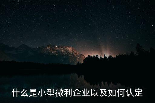 如何申請小微企業(yè)認(rèn)證，怎么申請辦理小微企業(yè)