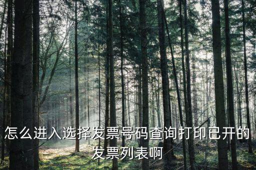 如何根據(jù)發(fā)票號碼查詢，如何通過發(fā)票代碼和號碼查詢發(fā)票具體信息