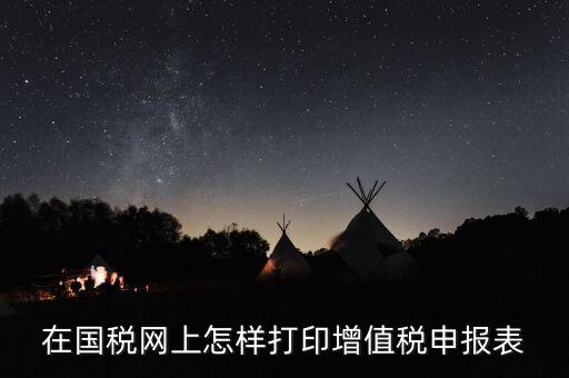 陜西國稅局網(wǎng)頁版如何查詢打印，在國稅網(wǎng)上怎樣打印增值稅申報(bào)表