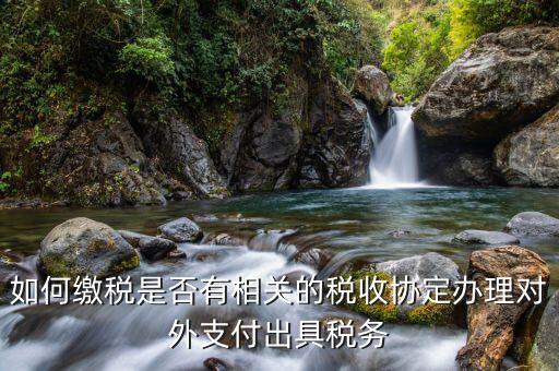 如何查詢是否有稅收協(xié)定，如何繳稅是否有相關(guān)的稅收協(xié)定辦理對外支付出具稅務(wù)