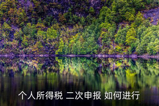 如何進(jìn)行第二期納稅申報(bào)，二次申報(bào)納稅怎么處理