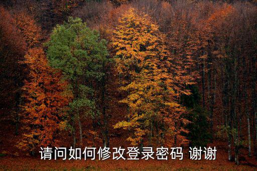 如何更改電子稅務(wù)局登陸密碼，請(qǐng)問如何修改登錄密碼 謝謝