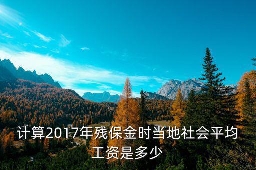 2017杭州殘疾人保障金如何計算，關(guān)于2017年最新殘保金如何計算