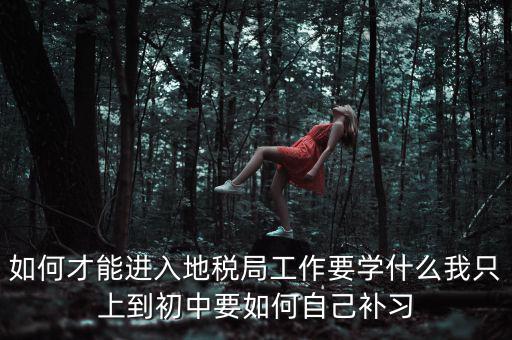 如何才能進入地稅局工作要學(xué)什么我只上到初中要如何自己補習(xí)