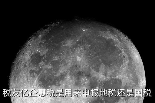 億企惠稅如何報地稅，稅友億企惠稅是用來申報地稅還是國稅