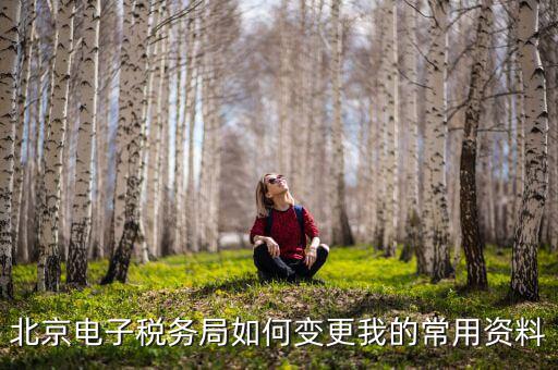 如何在北京納稅人網變更信息，北京電子稅務局如何變更我的常用資料
