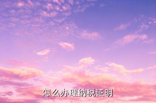 如何打印國稅納稅證明，打印納稅證明怎么個流程