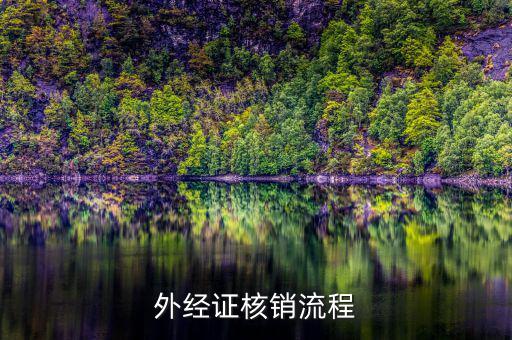 外經證核銷流程