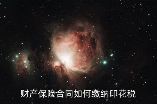 保險(xiǎn)合同印花稅如何繳納，財(cái)產(chǎn)保險(xiǎn)合同如何繳納印花稅