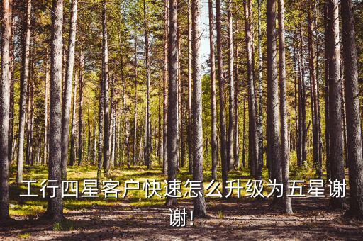 工行怎么提升星級(jí)用戶,如何增加星級(jí)?可參考以下四個(gè)數(shù)據(jù)