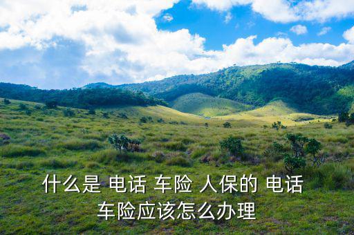 什么是 電話(huà) 車(chē)險(xiǎn) 人保的 電話(huà) 車(chē)險(xiǎn)應(yīng)該怎么辦理