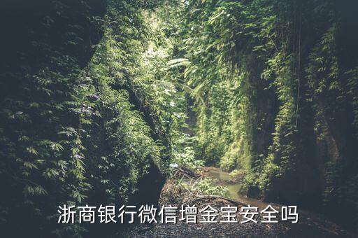 浙商銀行增金寶什么情況，浙商銀行增金寶安全嗎