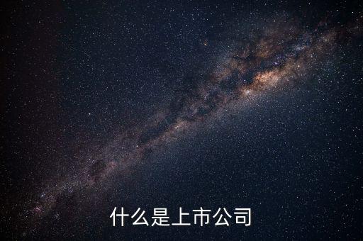 上市公司代表什么，上市公司什么意思