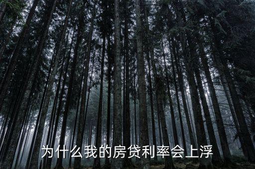 房貸為什么要上浮，為什么貸款利率要上浮