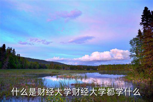 中國財(cái)經(jīng)大學(xué)是干什么的，財(cái)經(jīng)大學(xué)是學(xué)什么的