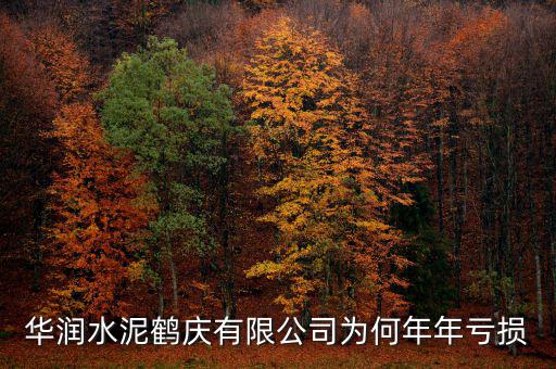 水泥行業(yè)為什么虧損，華潤水泥鶴慶有限公司為何年年虧損