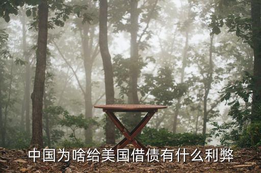 中國為什么借錢給美國，中國為什么貸款給美國