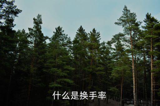 換手率說(shuō)明什么，什么是換手率