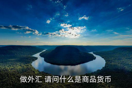 什么是商品貨幣，什么叫做商品貨幣