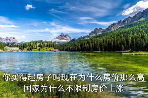 國家為什么不控制房價(jià)，為什么房子的價(jià)格就控制不下來呢