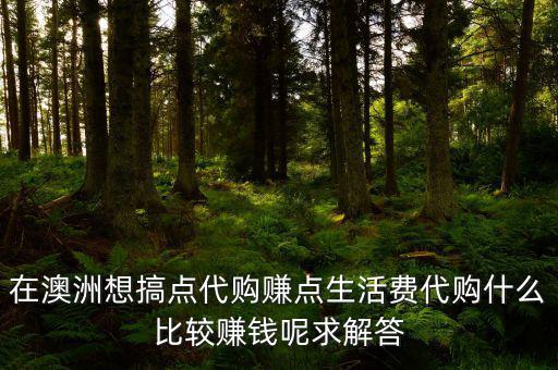國外代購什么利潤大，代購什么產(chǎn)品最賺錢