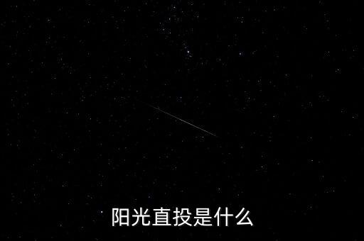 什么是陽光直投，陽光直投是什么