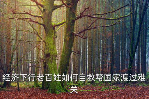 中國(guó)為什么經(jīng)濟(jì)下行老百姓怎么辦，經(jīng)濟(jì)下行老百姓如何自救幫國(guó)家渡過(guò)難關(guān)
