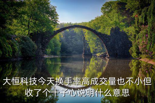 大恒科技是什么概念，請老手看一下走勢圖中的這個是什么意思
