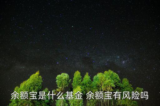 余額寶投資的是什么基金，余額寶是哪家基金管理公司
