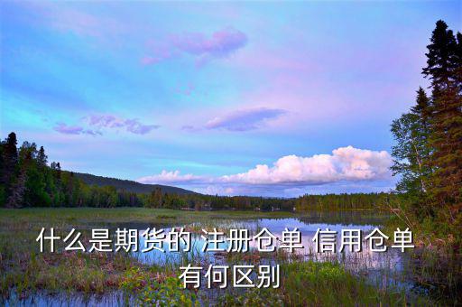 倉(cāng)單量是什么，什么是期貨的 注冊(cè)倉(cāng)單 信用倉(cāng)單 有何區(qū)別