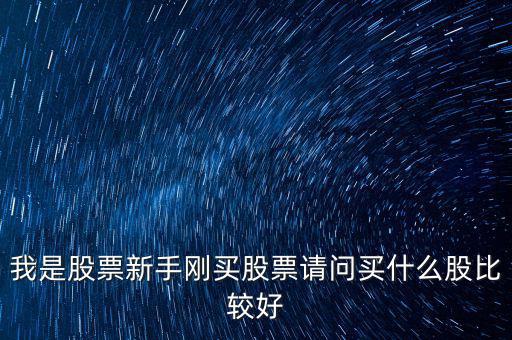 新手買什么股票好，我是股票新手剛買股票請(qǐng)問買什么股比較好