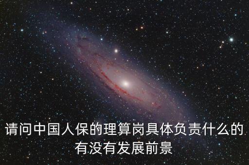 請(qǐng)問中國(guó)人保的理算崗具體負(fù)責(zé)什么的有沒有發(fā)展前景