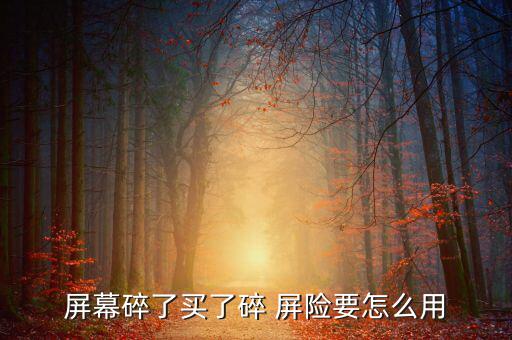 碎屏險(xiǎn)怎么用,如何購(gòu)買(mǎi)支付寶手機(jī)碎屏險(xiǎn)?
