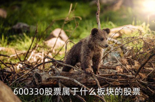 曙光股份是什么板塊，600330股票屬于什么板塊的股票