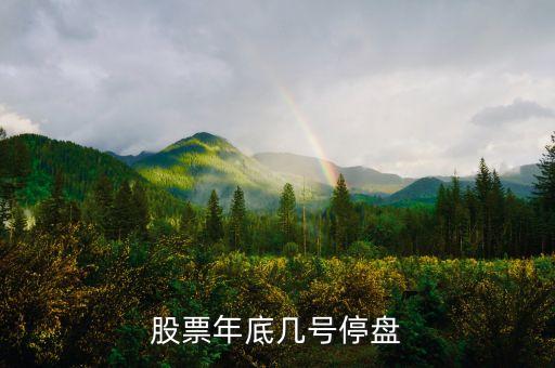 股市年底什么時(shí)候停盤，股票年底何時(shí)停