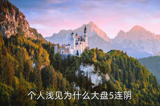 一只股票為什么最多五連陰，股票大漲后再5連陰表示什么意思