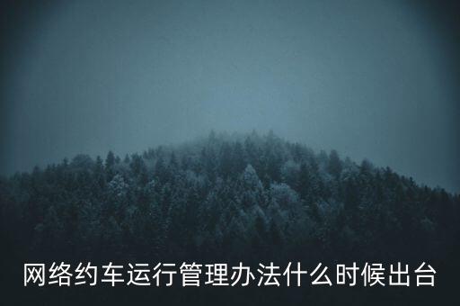 出租車改革什么時(shí)候公布，國家對(duì)出租車有什么政策改革方案