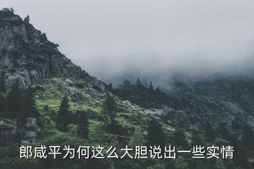 我為什么要回應(yīng)郎咸平，郎咸平為何這么大膽說出一些實(shí)情